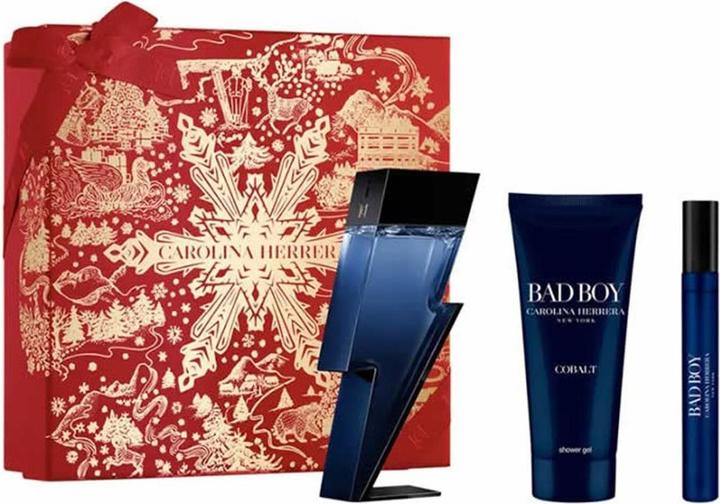 Carolina Herrera C. HERRERA BAD BOY COBALT EDP. 100ML. SP.+ S.GEL 100ML. + MINI 3PCS SET (Eau de Parfum, 100 ml)