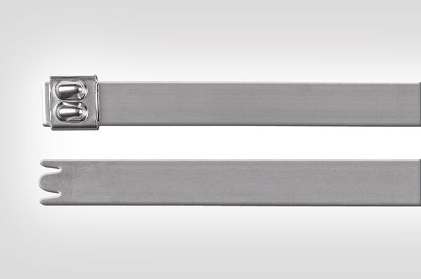 Produktbild HellermannTyton Kabelbinder Edelstahl 521x12,3mm (Metallkabelbinder, 521 mm, 50 Stk.)