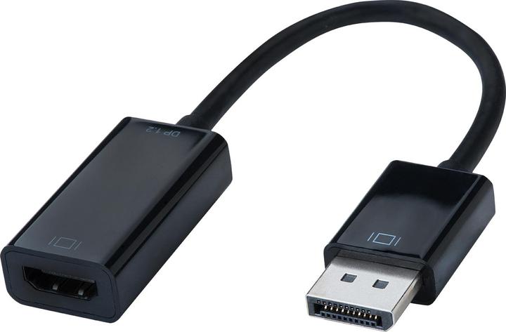 Produktbild Lindy DisplayPort 1.2 HDMI 4K Adapter aktiv. AMD Eyefinity + NVIDIA Surround und INTEL Collage kompatibel (HDMI, 15 cm)