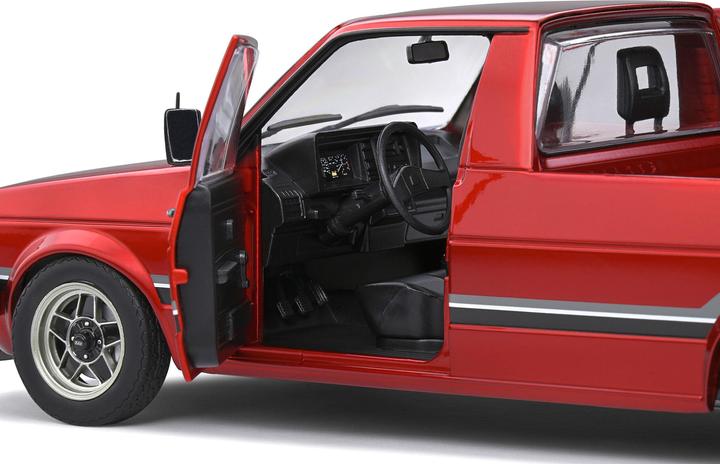 Actual product image Solido 1:18 VW Caddy MK1 red CUSTOM