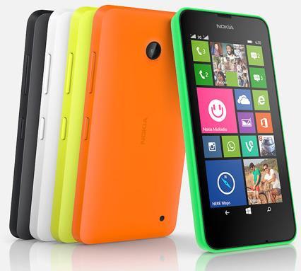 Produktbild Nokia Lumia 630 (8 GB, Schwarz, 4.50", Dual SIM, 5 Mpx, 3G)