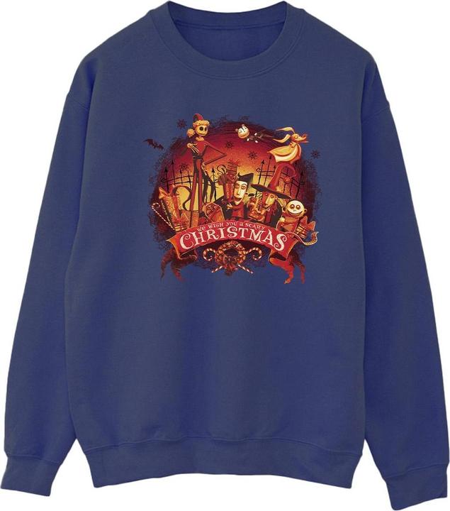 Disney The Nightmare Before Christmas Scary Christmas Sweatshirt (4XL)