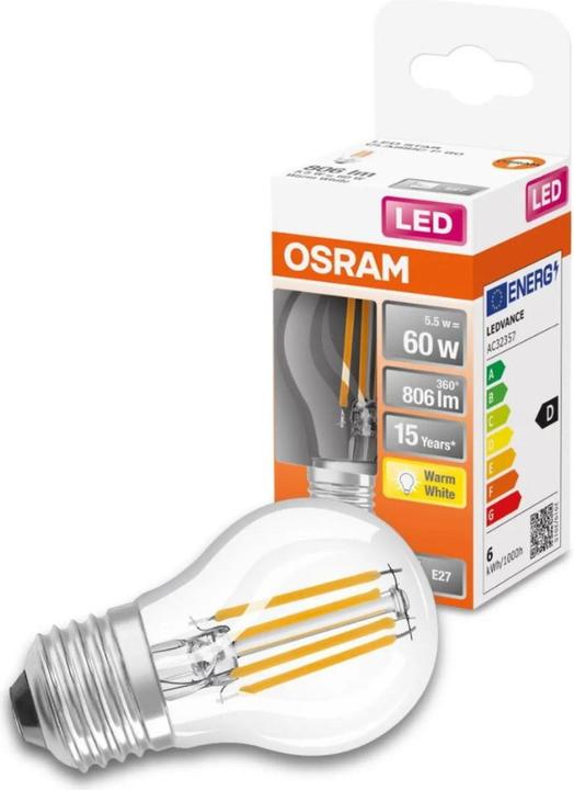 Actual product image Osram Star Classic P (E27, 60 W, 806 lm, 1 x, D)