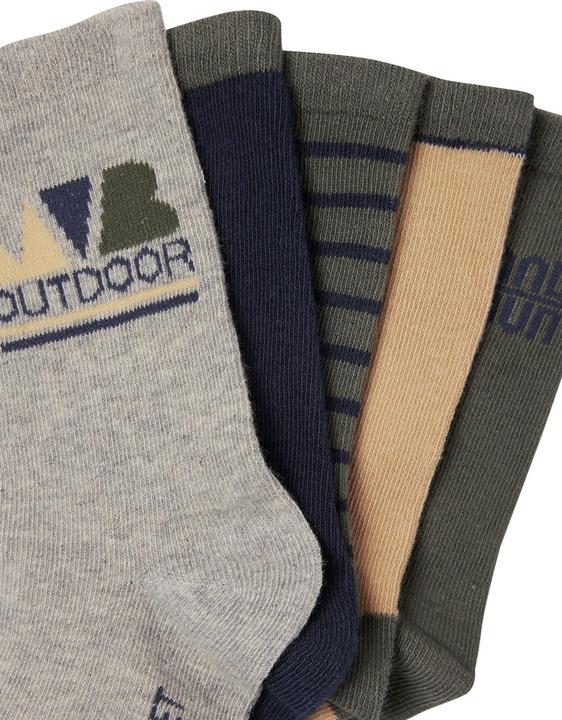 Image du produit Vertbaudet Lot de 5 chaussettes garçon OUTDOOR (Pack de 5, 27, 30)