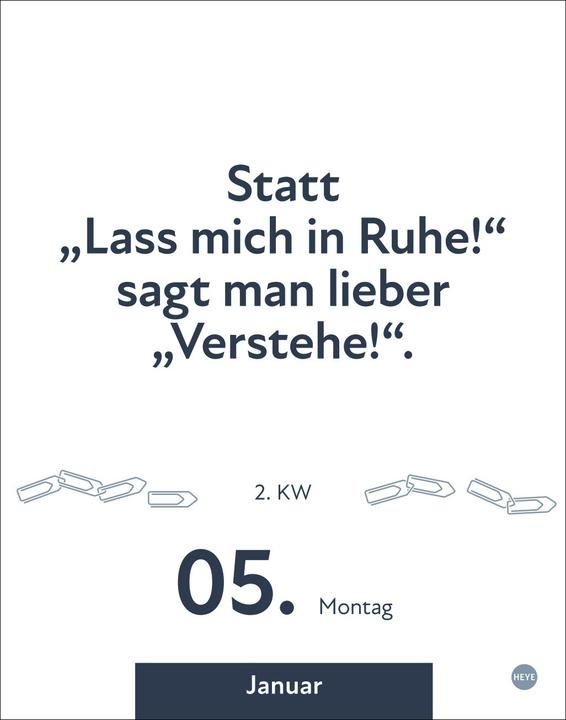 Produktbild Die besten Sprüche für lange Bürotage Tagesabreisskalender 2026 (11 x 14 cm, Harter Einband, Deutsch)