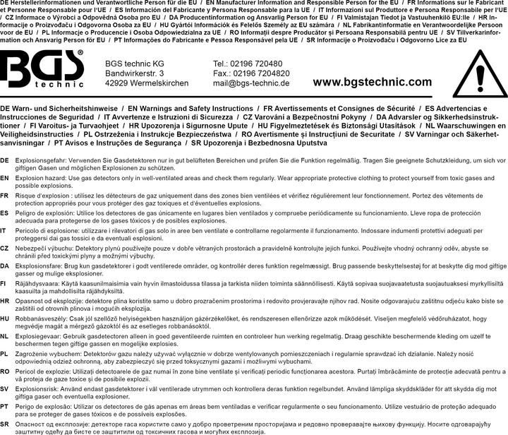 Produktbild BGS Gasdetektor