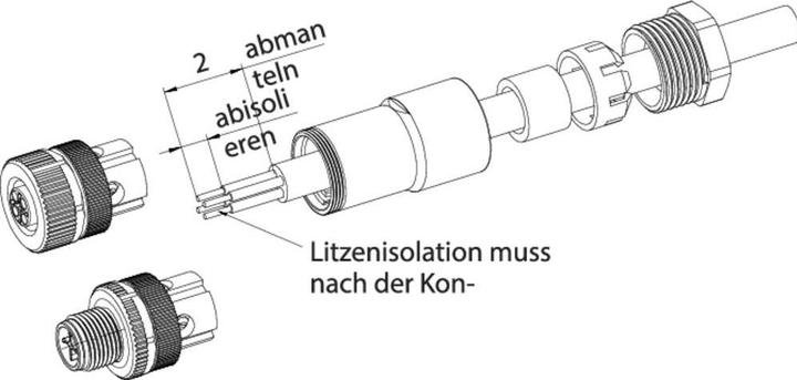 Produktbild Schubiger Binder 99 0686 19 03 Miniatur-Rundsteckverbinder Kupplung, gerade Gesamtpolzahl: