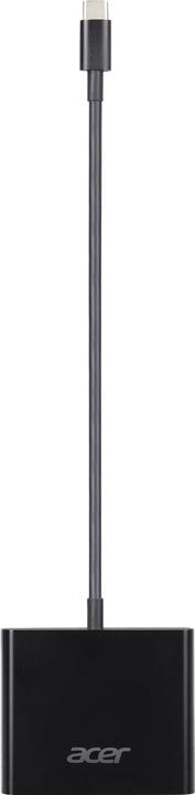 Produktbild Acer 3-in-1 USB Type C Dongle to PD HDMI USB(A) black (USB Typ-C, USB-A)