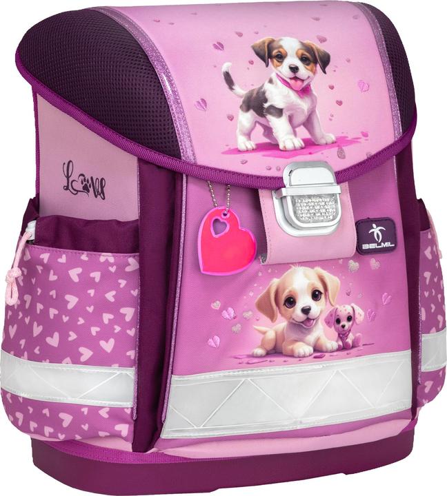 Actual product image Belmil CLASSY Schulrucksack-Set Little Puppies (19 l)
