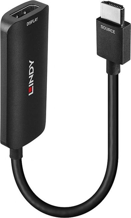 Lindy HDMI 4K60 to DisplayPort 1.2 Converter For connecting an HDMI source to a DisplayPort display. (HDMI, 15.70 cm)