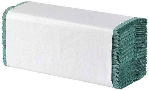 Magni CWS Papier-Falthandtücher Basic Recycling, C-Falz, 1-lagig, grün (1 x)