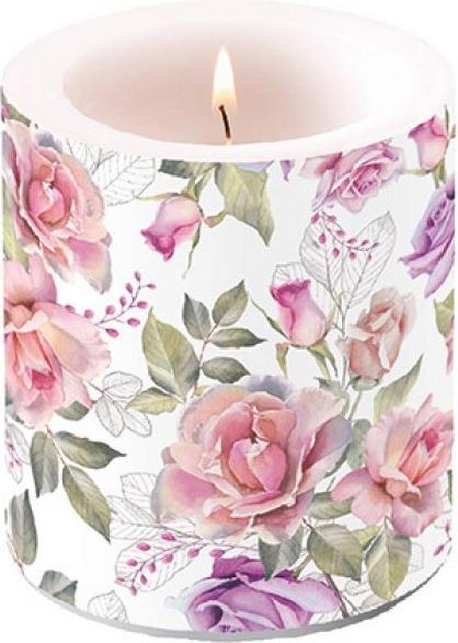 Ambiente Kerze Medium "Josephine" H 10cm x D 10cm (1 Stk.)