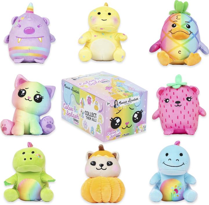 Actual product image Konjac Sponge 6" Mini Mystery Plush - Series 3 Color Splash (15.24 cm)