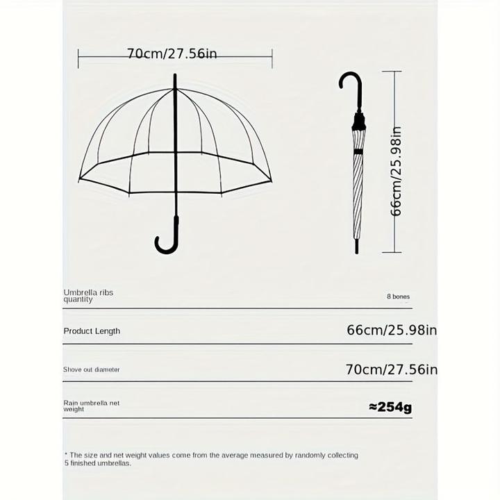Actual product image Alopini Modischer und niedlicher Regenschirm mit automatischer Öffnung, winddichter Kappe, aus Eisengestell