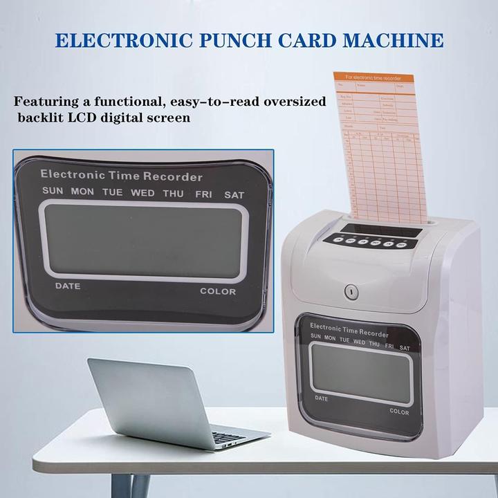 Image du produit Cdzhltg Elektronische Stempeluhr 960SB mit Zubehör-Set