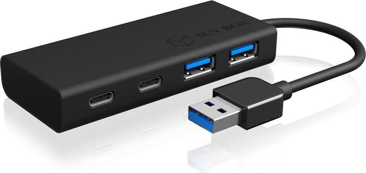 Icy Box IB-HUB1426-U3 (USB-A, 4 Ports)