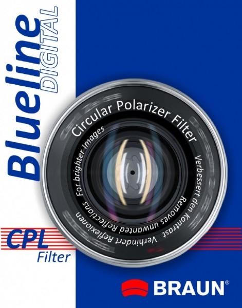 Actual product image Braun Photo BRAUN BlueLine POL filter 43 mm (43 mm, Colour filters, 43 mm)