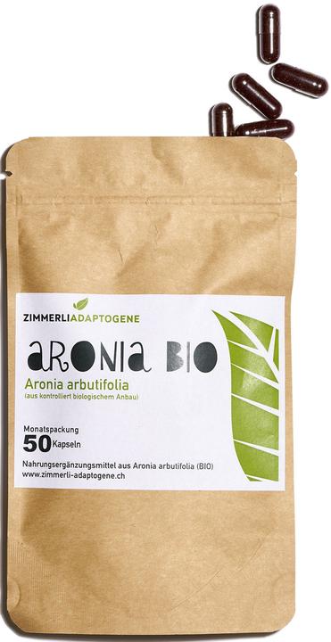 Zimmerli Adaptogene Aronia Kapseln (BIO) 50 Kapseln (1 Stück, Kapseln, 25 g)