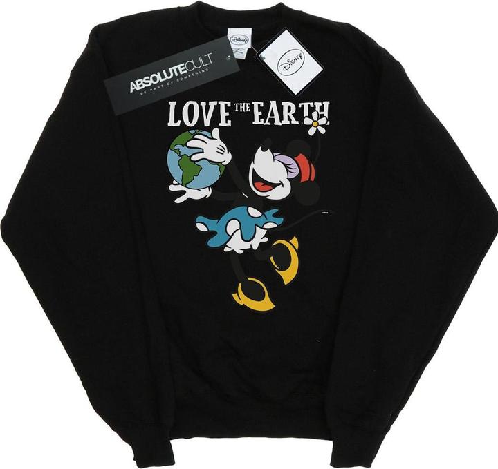 Disney Mickey Mouse Love The Earth Sweatshirt Mädchen (140, 146)