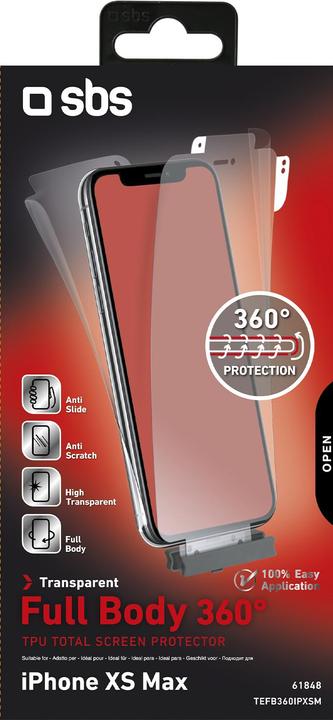 Actual product image SBS 360 ° Full Body protective film for the iPhone XS Max (Apple iPhone XS Max)