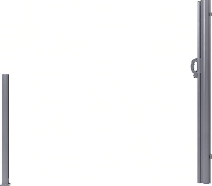 Actual product image Beliani Side awning light grey extendable 160 x 300 cm DORIO (3.05 m)
