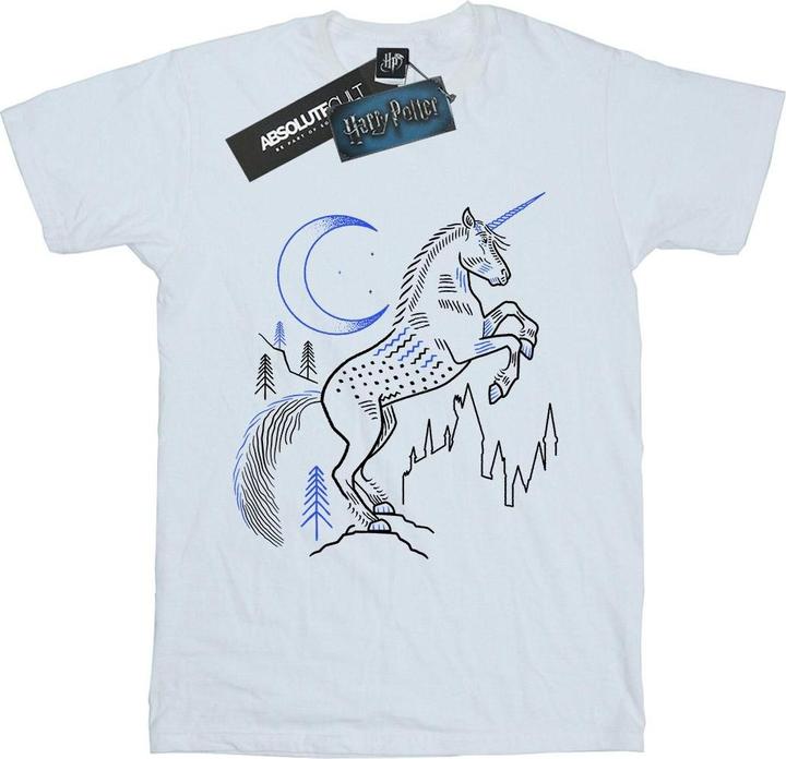 Unicorn Line Art TShirt Jungen