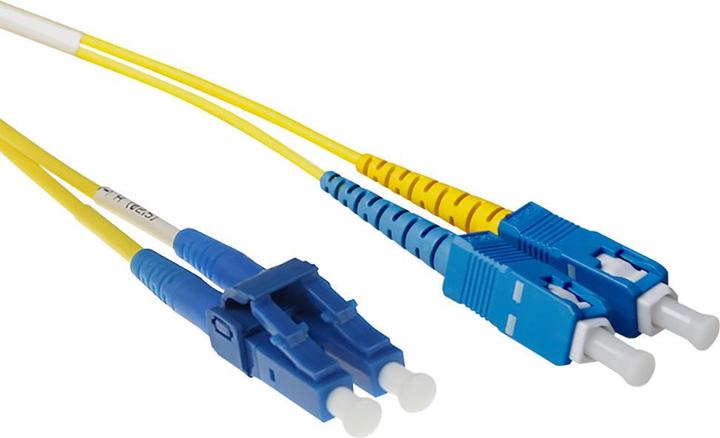 Immagine prodotto 10 metri LSZH Singlemode 9/125 OS2 cavo patch fibra corto duplex con connettori LC e SC (CAT6, 10 m)