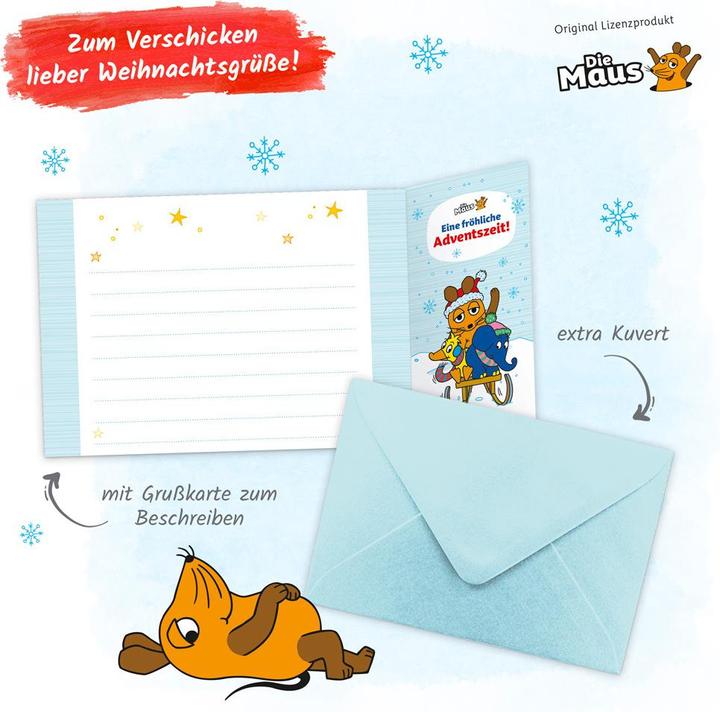 Produktbild Die Maus Windlicht Adventskalen