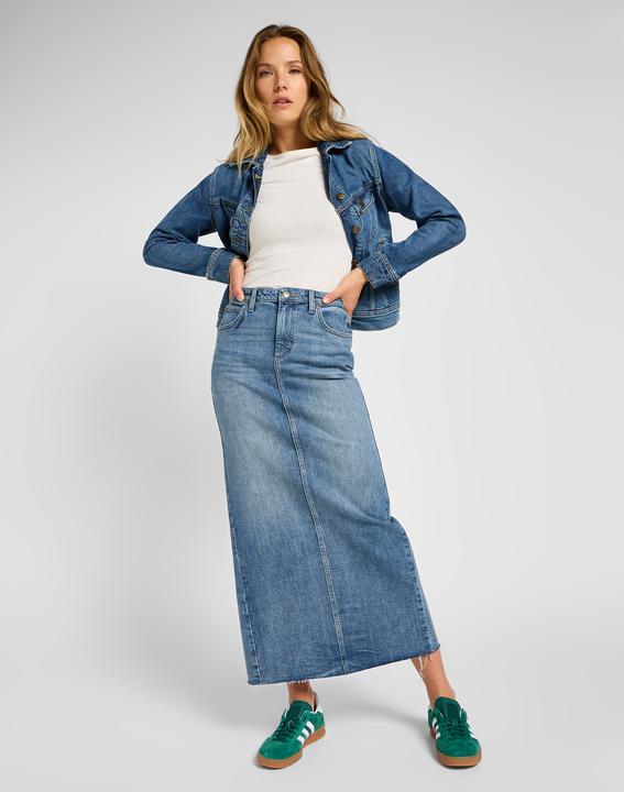 Produktbild Lee Jeansrock Back Slit Maxi Skirt (26)