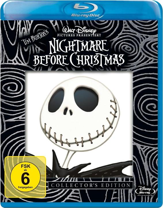 Tim Burtons Nightmare Before Christmas (Blu-ray, 1993, Spanisch, Englisch, Italienisch, Deutsch, Französisch)