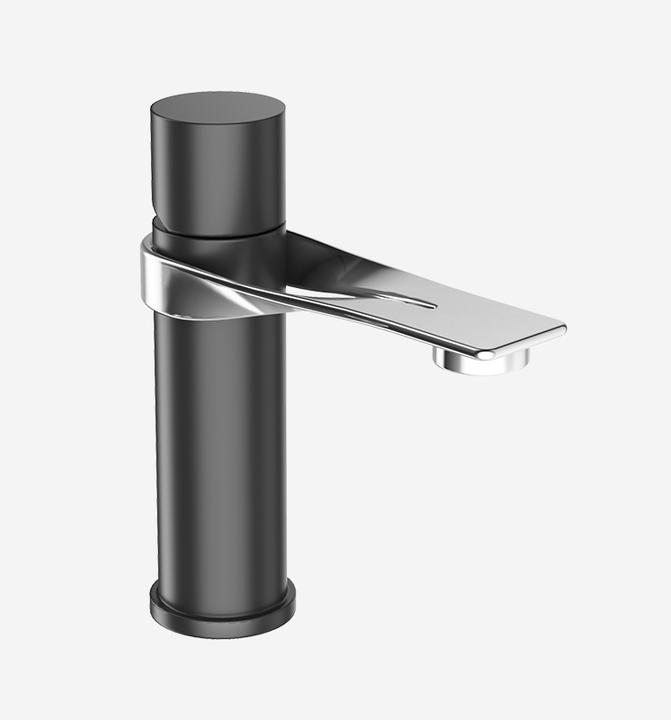 Produktbild Webert Lavaboarmatur ONE-B EHM, Schwarz matt