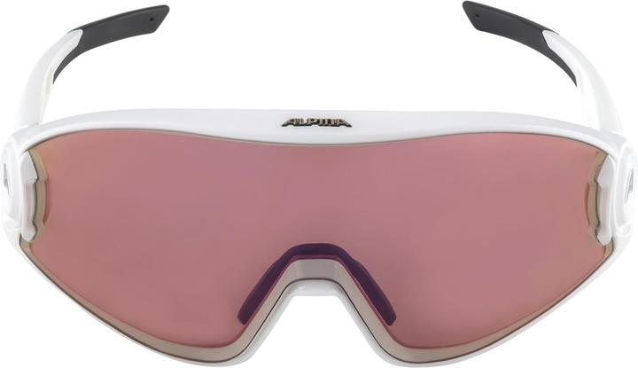 Actual product image ALPINA SPORTS 5W1NG QV (White Matt, Red)