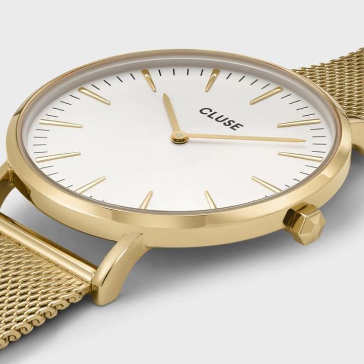 Actual product image Cluse La Bohème Mesh Gold (Analogue wristwatch, 38 mm)