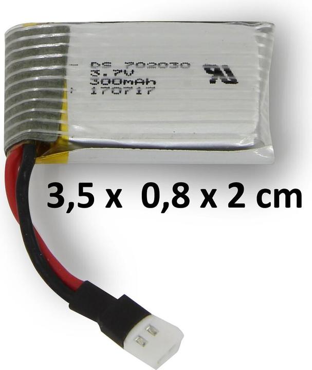 Immagine prodotto Jamara Batteria AX8 Lipo 3,7V 300mAh 1,11Wh (3.70 V, 300 mAh)