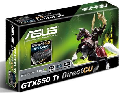 Produktbild ASUS GTX-550 Ti DirectCU (1 GB)