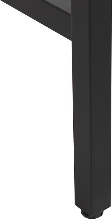 Image du produit Beliani Bureau noir / bois clair 100 x 48 cm 2 tiroirs HARPER (100 x 48 cm)