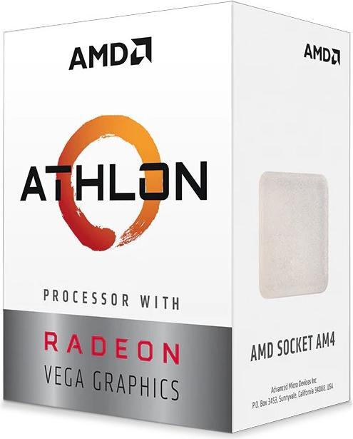 Produktbild AMD Athl 3000G 3.5GHz AM4 2C/4T 35W MPK (AM4, 3.50 GHz, 2 -Core)