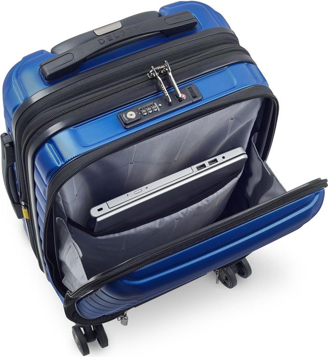 Image du produit Delsey Shadow 5.0 chariot de cabine à 4 roues Compartiment pour ordinateur portable de 55 cm avec plis (41 l, Bagage à main (jusqu'à 50l))