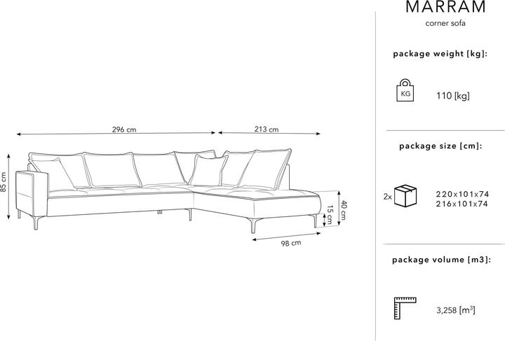 Produktbild Micadoni Marram (Big Sofa)