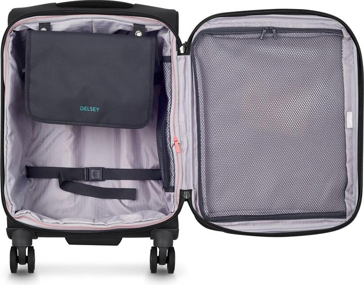 Produktbild Delsey Helium DLX Expandable -matkalaukku, musta (43 l, Handgepäck (bis 50l))
