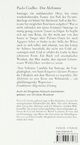 Immagine prodotto Der Alchimist (Tedesco, Paulo Coelho, 2008)