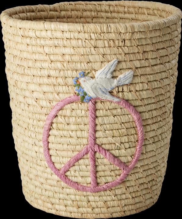 Image du produit Rice Panier rond en raphia - Peace and Dove Embrodery