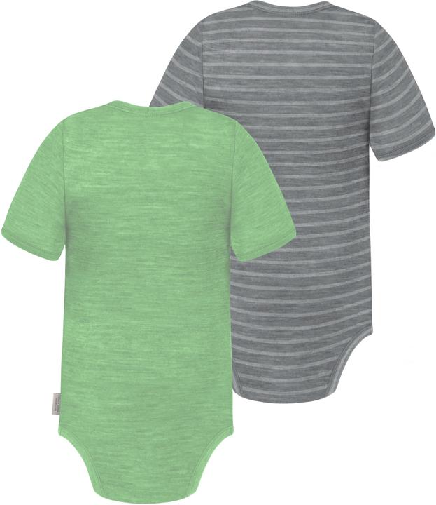 Immagine prodotto Normani Set di 2 body baby merino a maniche corte "Tauranga" - 9293 (92)