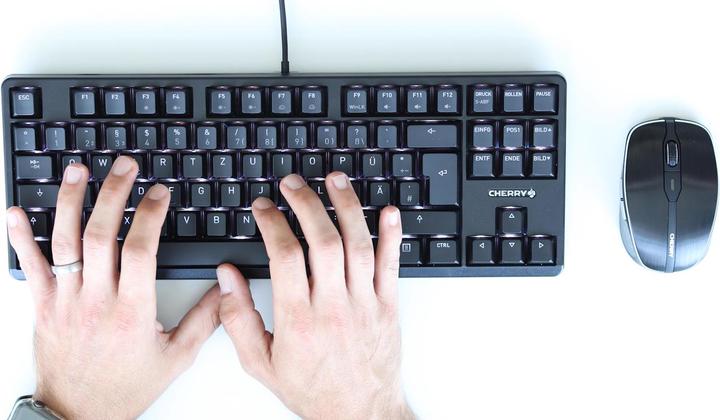 Actual product image CHERRY G80-3000N RGB TKL - Keyboard - backlighting (US, Cable)