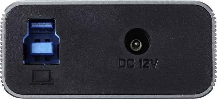 Image du produit Renkforce Commutateur 10 ports USB 3.2 Gen 1 + Hub (USB 3.0) avec boîtier aluminium Argent-Noir (USB-A, 10 Ports)