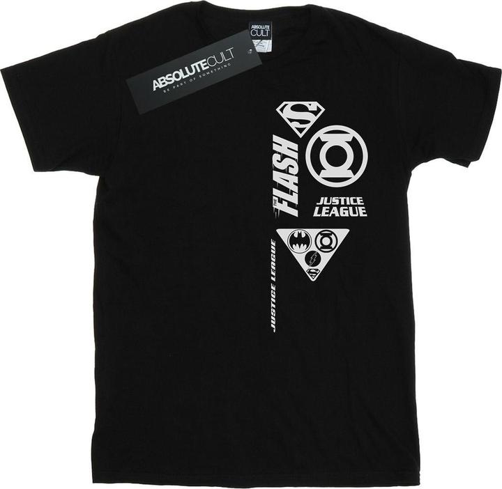 Justice League Chest Icons TShirt (XXL)