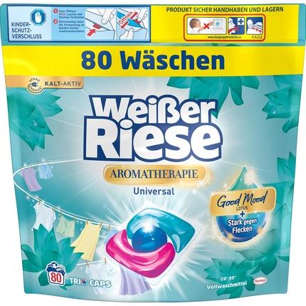 Henkel Weisser Riese Trio-Caps Universal Aromatherapy Lotus 80 Wash Loads 960g