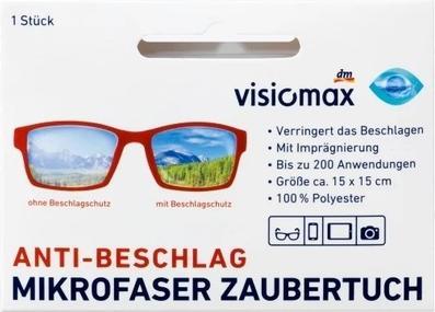 dm Visiomax Anti-Beschlag Mikrofaser Zaubertuch