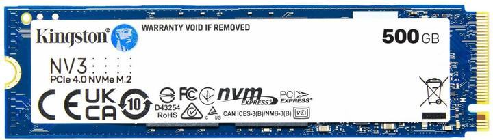 Produktbild Kingston NV3 (500 GB, M.2 2230)