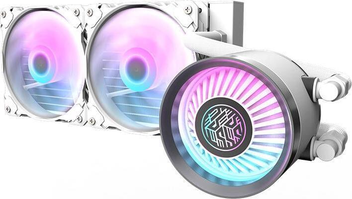 Actual product image Darkflash Tech DN 240 CPU liquid cooling (white)
